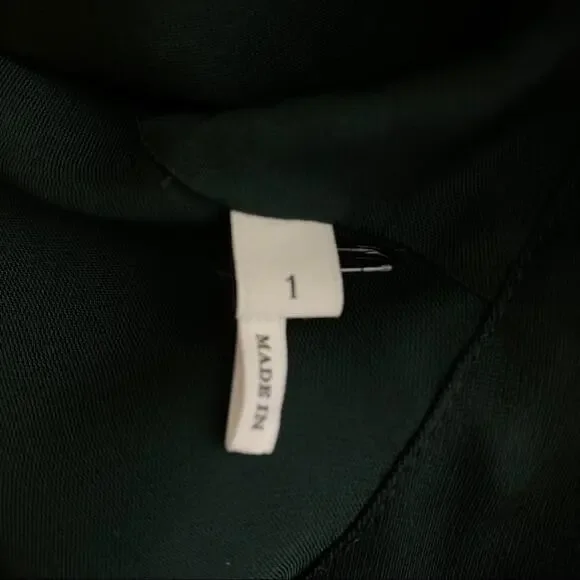 Sandro green Verden lace inset‎ blouse small new - Picture 10 of 11